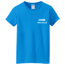 OIB--Blessed Camp Women's 100% Cotton T-Shirts Gildan 5000L