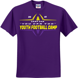 CAMP CAM  YOUTH FOOTBALL CAMP 20 22 YOU CAN TOO  back