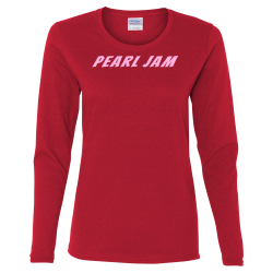 pearl-Jam Womens 100% Cotton Long Sleeves Women's Longsleeves