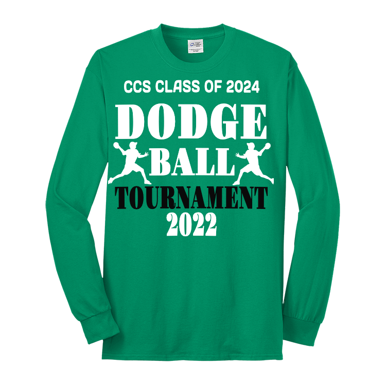 Class of 2024 Dodgeball Tournament Men's 50/50 Cotton/Polyester Long