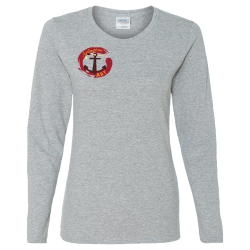 Arlington-Art-Shirts Womens 100% Cotton Long Sleeves Women's Longsleeves
