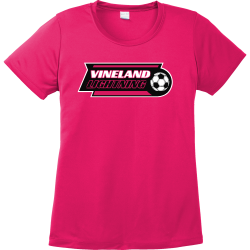 VINELAND-LIGHTNING--RASPBERRY Women's 100% Polyester T-Shirts Sport-Tek LST350