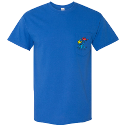 fallprevent Mens 100% Cotton T-shirts Pocket T-shirts