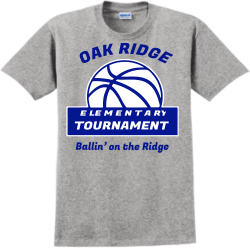 Oak-ridge-elementary-tournament Adult 100% Cotton T-Shirts Gildan 2000