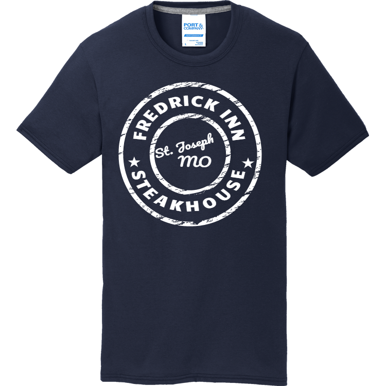 FREDRICK INN STEAKHOUSE St. Joseph MO Unisex 50/50 Cotton/Polyester T