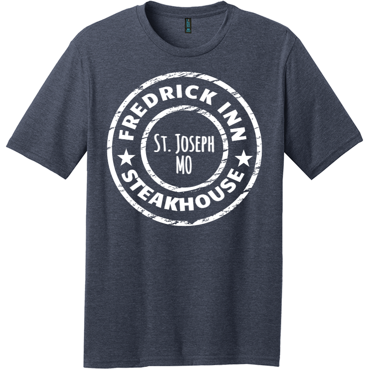 FREDRICK INN STEAKHOUSE St. Joseph MO Unisex 50/50 Cotton/Polyester T