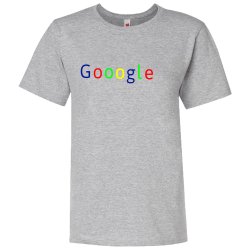 G-o-o-o-g-l-e Womens 100% Cotton T-shirts Women's T-shirts