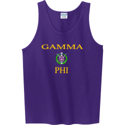 GAMMA-PHI-Tank when i'm 64 Men's 100% Cotton Tank Tops Gildan 2200
