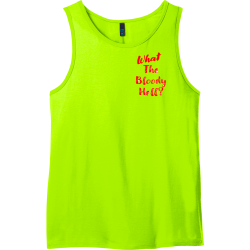 Coconut WOOF Camo Mens 100% Cotton Tank Tops District Threads DT1500