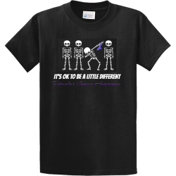 ITS-OK-TO-BE-A-LITTLE-DIFFERENT-Testicular-Cancer-Awareness Adult 100% Cotton T-Shirts Port And Company PC61T