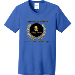 Thailand-2023-ver-1 Women's 50/50 Cotton/Polyester T-Shirts Port And Company LPC55