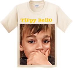 TiPpy-BoiiO-fractured-merch merch Boy's 100% Cotton T-Shirts Gildan 5000B