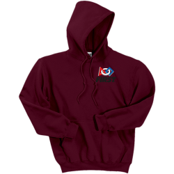 zzzzz Thomas Jefferson Middle Men's 50/50 Cotton/Polyester Hoodies Gildan 12500