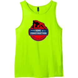 HOME-CONSTRUCTION---HIGH-QUALITY WOOF Camo Mens 100% Cotton Tank Tops District Threads DT1500