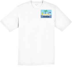 Islandtude3 BALL BUSTERS SOFTBALL   TealOrange Men's 100% Polyester T-Shirts Sport-Tek ST340