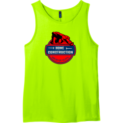 sierra-mesa-construction WOOF Camo Mens 100% Cotton Tank Tops District Threads DT1500