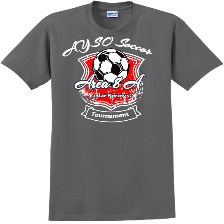 Area 8 a cedar springs tournament ayso soccer adult 100 cotton t