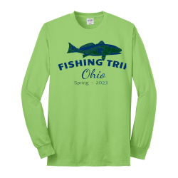 FISHING-TRIP-Ohio--Spring---2023 Men's 50/50 Cotton/Polyester Long Sleeves Port And Company PC55LS