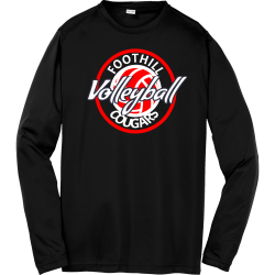FOOTHILL-COUGARS-Volleyball Charlies Boy's 100% Polyester Long Sleeves Sport-Tek YST350LS