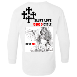 Slutville bonnieâ€™s Unisex 100% Cotton Long Sleeves Youth Longsleeves