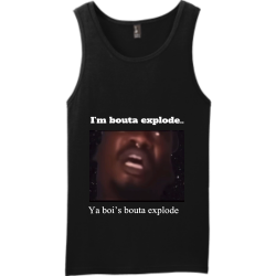 Explode TURN  UP Men's 100% Cotton Tank Tops District Threads DT5300