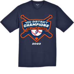 10U BALL BUSTERS SOFTBALL   TealOrange Men's 100% Polyester T-Shirts Sport-Tek ST340
