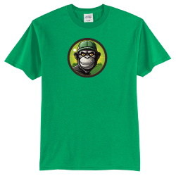 Green-Ape-1-5050-Tee-Shirt Dawgs Men's 50/50 Cotton/Polyester T-Shirts Port And Company PC55T
