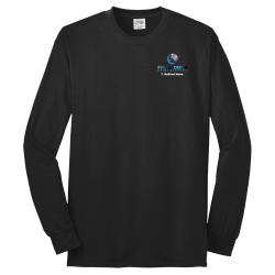 T.-RaShad-Haire Grey Long Sleeve Iceland v3 Men's 50/50 Cotton/Polyester Long Sleeves Port And Company PC55LST