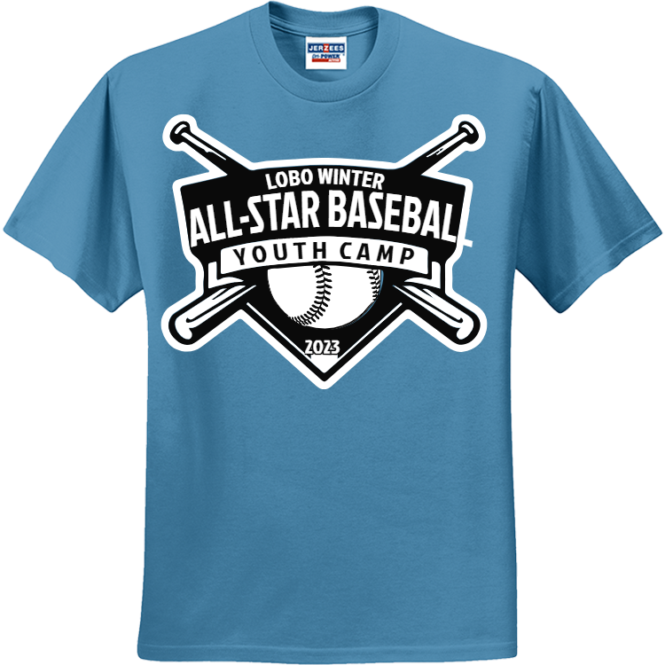 LOBO WINTER ALL STAR BASEBALL YOUTH CAMP 2023 Men's 50/50 Cotton