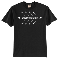 GODDARD-CREW Dawgs Men's 50/50 Cotton/Polyester T-Shirts Port And Company PC55T