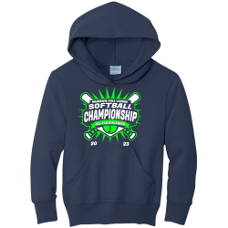 RAINBOW-FALL-LEAGUE-SOFTBALL-CHAMPIONSHIP-8U-14U-DIVISIONS-20-23 Boy's 50/50 Cotton/Polyester Hoodies Port And Company PC90YH
