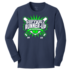 RAINBOW-FALL-LEAGUE-SOFTBALL-RUNNER-UP-8U-14U-DIVISIONS-20-23 Boy's 100% Cotton Long Sleeves Port And Company PC54YLS