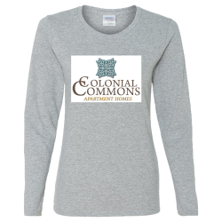 colonial-commons Womens 100% Cotton Long Sleeves Women's Longsleeves