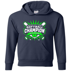RAINBOW-FALL-LEAGUE-SOFTBALL-CHAMPION-8U-14U-DIVISIONS-20-23 ZXT Unisex 50/50 Cotton/Poly Hoodies Youth Hoodies
