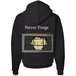 Never-Forget--I braeden black Men's 50/50 Cotton/Polyester Hoodies Hanes P170