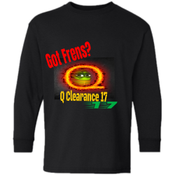 Q-learance-17-Fren-2 bonnieâ€™s Unisex 100% Cotton Long Sleeves Youth Longsleeves