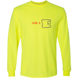 HOW-I-AM-DOING--ASK-ME Unisex 50/50 Cotton/Polyester Long Sleeves Gildan 8400