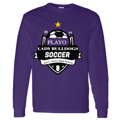 LADY-BULLDOGS-SOCCER-Joe-C.-Bean-High-School-20-24--PLAYOFFS SayHisNameGeorgeFloyd Mens 100% Cotton Long Sleeves Men's Longsleeves
