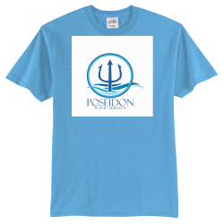 Poseidon-t-shirt Men's 50/50 Cotton/Polyester T-Shirts Port And Company PC55T