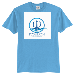 Poseidon-t-shirt Dawgs Men's 50/50 Cotton/Polyester T-Shirts Port And Company PC55T