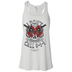 Tank-Top---I-Dont-Call-911 Womens 65/35 Poly/Cotton Tank Tops Bella 8800