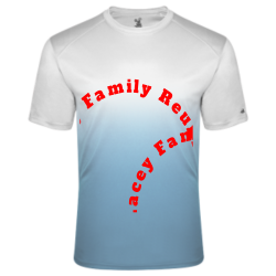 Fam-reun Adult 100% Polyester OMBRE T-shirts