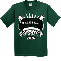 1st-Annual-RiverPro-YOUTH-CLINIC-2024--BASEBALL merch Boy's 100% Cotton T-Shirts Gildan 5000B
