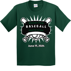 1st-Annual-RiverPro-YOUTH-CLINIC-2024--BASEBALL merch Boy's 100% Cotton T-Shirts Gildan 5000B