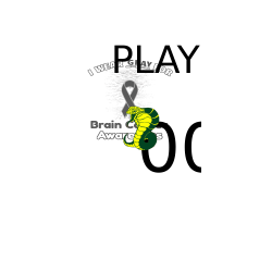 I WEAR _____ FOR GRAY  Brain Cancer Awareness PLAYER 00