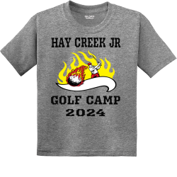 HAY-CREEK SOUTHSIDE 10U BASEBALL CHAMPIONS BLUE HEAT Boy's 50/50 Cotton/Polyester T-Shirts Gildan 8000B