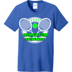 Momentum Women's 50/50 Cotton/Polyester T-Shirts Port And Company LPC55