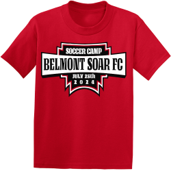 SOCCER-CAMP-BELMONT-SOAR-FC-JULY-25th-2024 Vacation Bible School T-shirt