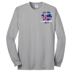Grey-Long-Sleeve-Iceland-v3 Grey Long Sleeve Iceland v3 Men's 50/50 Cotton/Polyester Long Sleeves Port And Company PC55LST