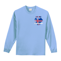 Iceland-LS-Light-Blue-x-12 Men's 100% Cotton Long Sleeves Port And Company PC61LST